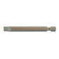 Slotted Drive 1/4 Inch Shank 0.039 Inch x 5/16 Inch Tip 2-3/4 Inch Length Gunmetal Gray Steel Power Bit