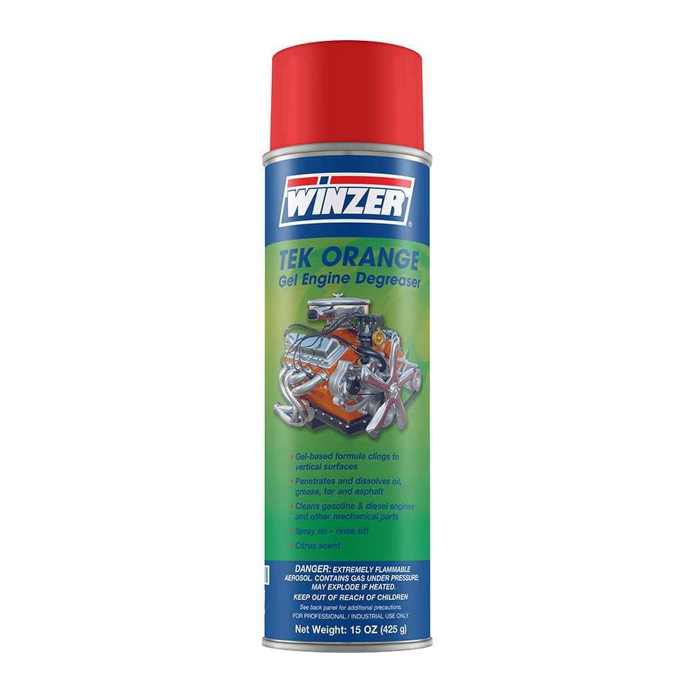 Winzer Tek Orange Gel Engine Degreaser - 15 Oz Net Wt. - Aerosol