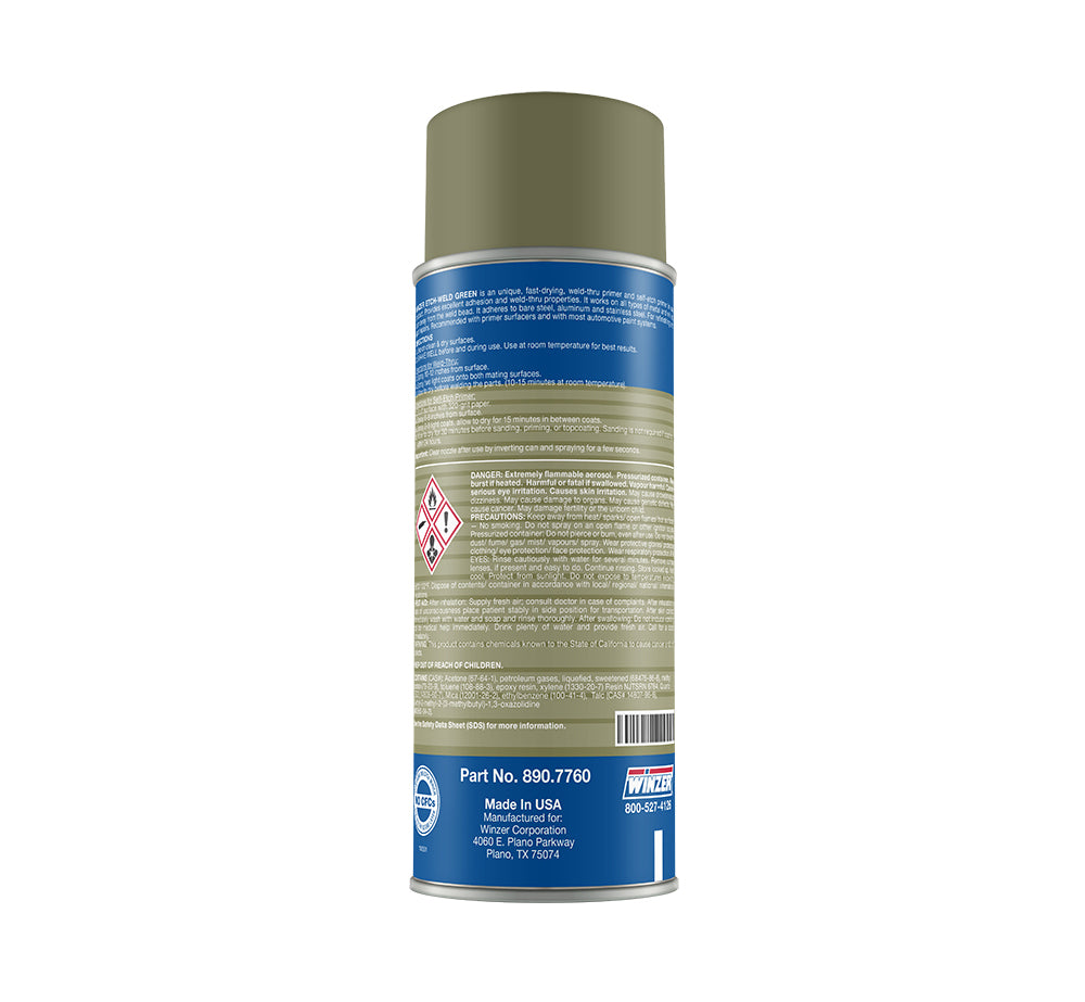 Winzer Etch-Weld Green Self-Etching- Weld-Thru Primer - 12 oz