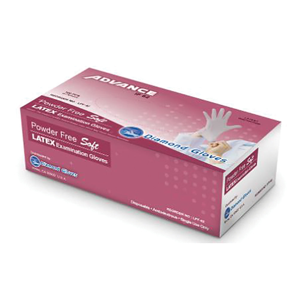 6mil Powder Free White Latex Exam Glove 100/Box Extra Large
