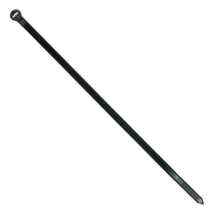 8 Inch 120 Lb Thomas and Betts Ty-Rap Nylon 6/6 Weather Resistant Cable Tie Black
