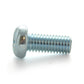 M4 x 0.7 x 10 mm Coarse Class 4.8 Zinc Plated Steel Phillips Drive Pan Head Reduced Machine Screw
