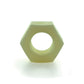 #6-32 Coarse Nylon 6/6 Hex Nut