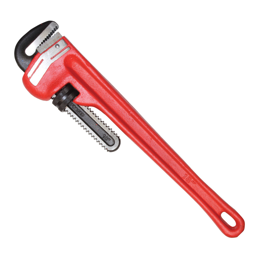 2-3/8 Inch X 18 Inch High Quality Steel Professional Stillson Heavy-Duty Pipe Wrench - Clearance