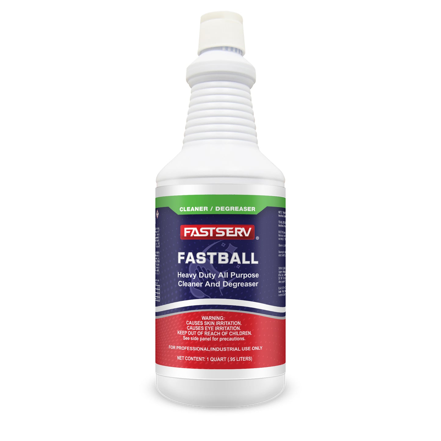 FastServ Fastball Heavy-Duty All-Purpose Cleaner & Degreaser  - 1 Quart Net Wt. - Bottle