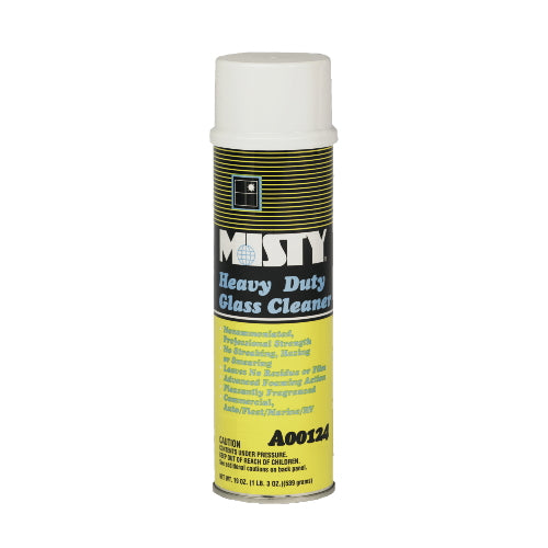 Misty Heavy-Duty Glass Cleaner- Citrus- 20 Oz Aerosol Spray- 12 / Carton - 12 Per Case