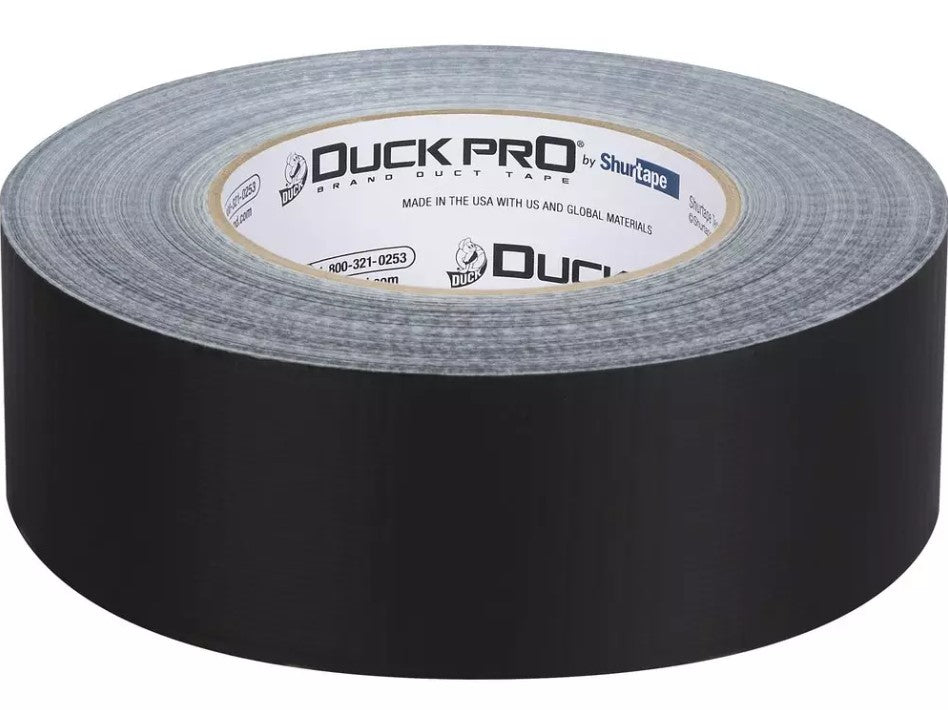 2 Inch x 180 Foot Duct Tape 9Mil Black