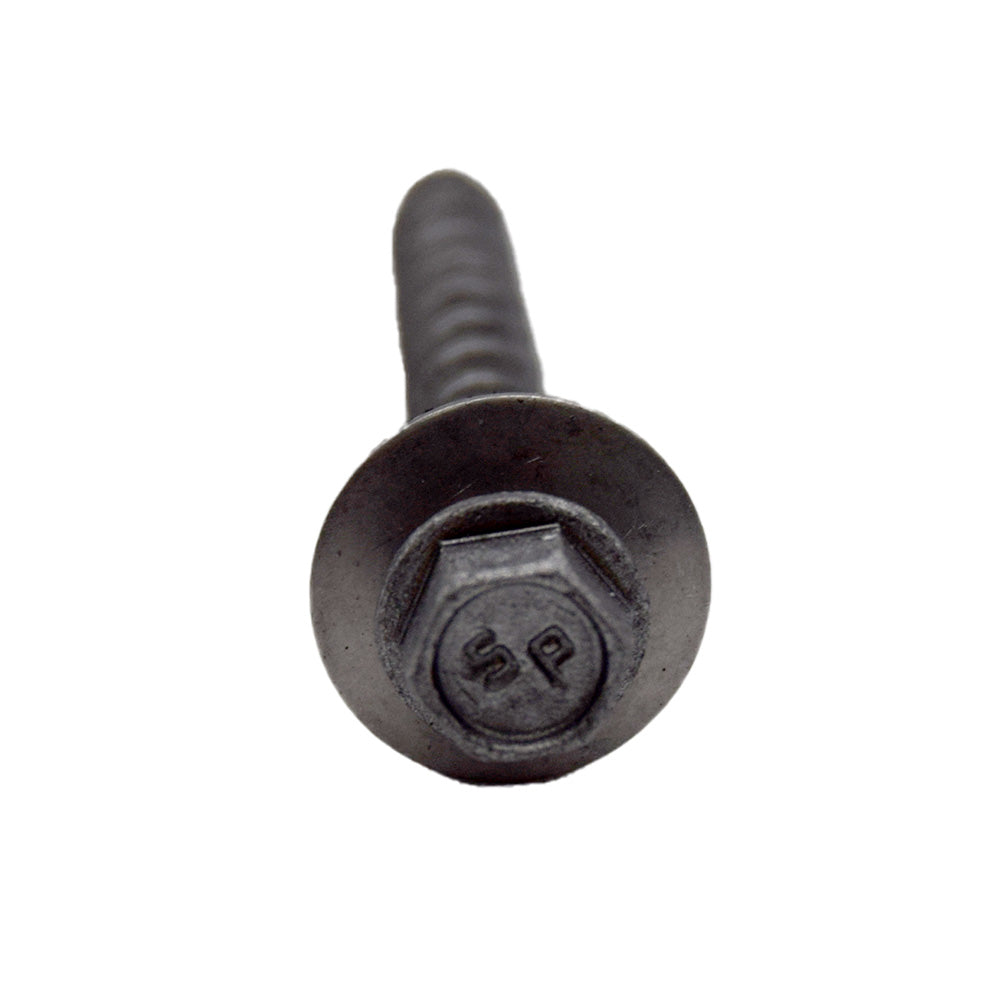 #10x2-1/2 Hex Washer Head Unslot w/Neoprene 304 Stainless Steel Type 17 Thread Cut