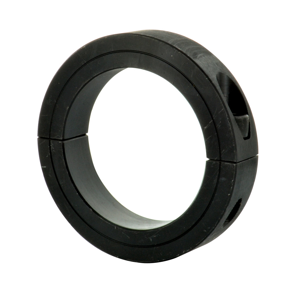 1/8 Inch Black Oxide Low Carbon Steel 2-Piece Shaft Collar