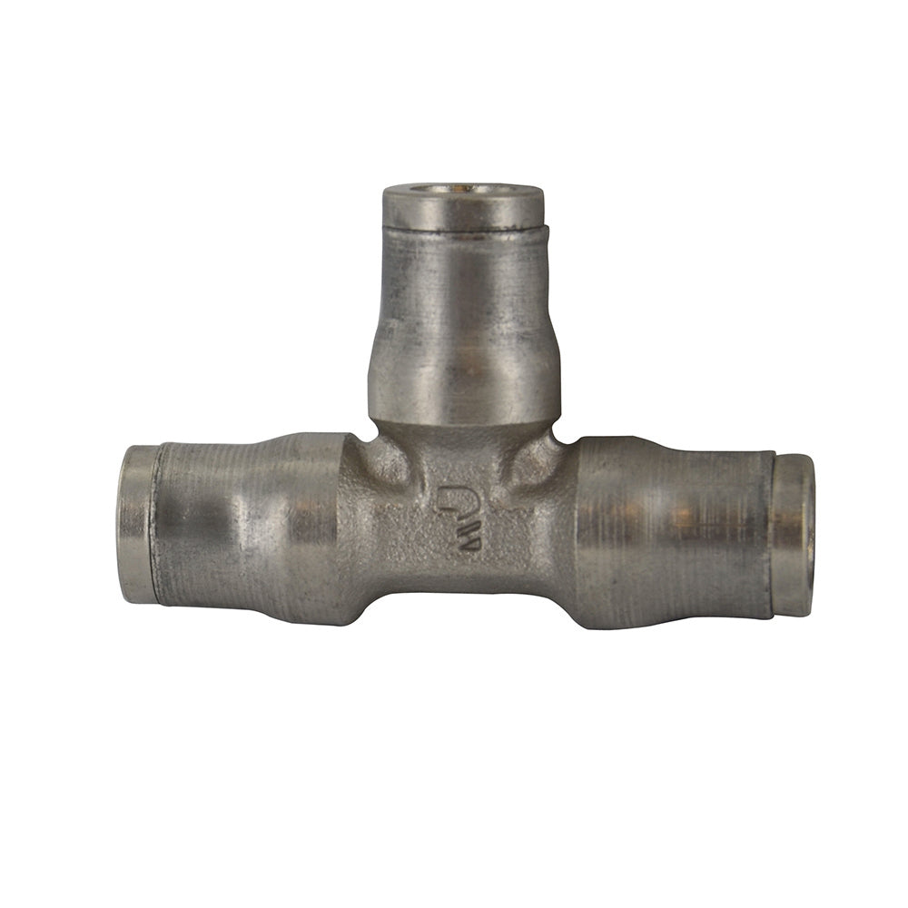 M8 Compression Nickel Plated Fda Chemical Brass Tube Union Tee