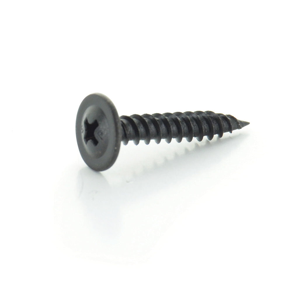 #8 x 1 Inch Needle Point #2 Phillips Drive K-Lath/Modified Truss Head Black Oxide Steel Self-Piercing Drywall Screw
