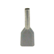 20 Awg Gray Twin Insulated Wire Ferrule