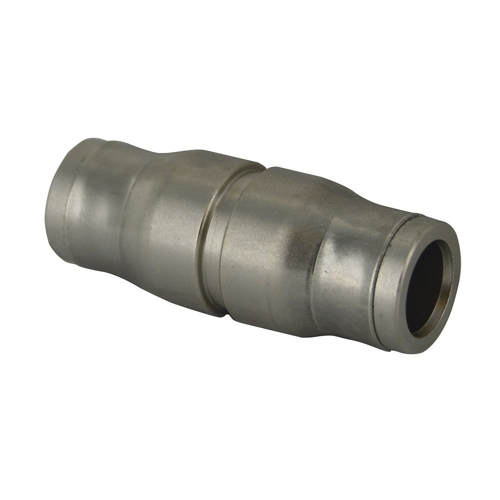 M12 Nickel Plated Brass Push-In Tube Union