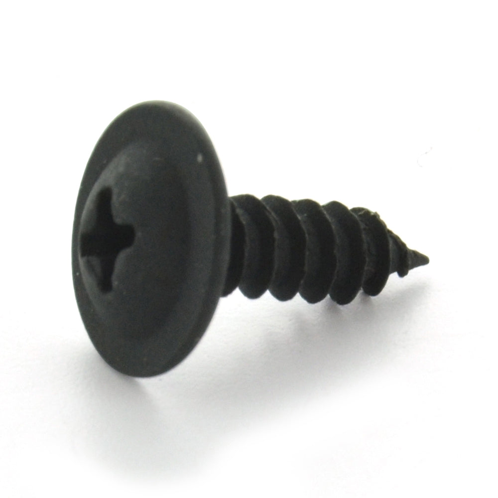 #10 x 1 Inch Black Oxide Alloy Steel Round Head Type-Ab Self-Tapping Sheet Metal Screw