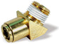 1/2 Tube  x 1/2 Inch Brass 45 Degree Male Elbow Push On Air Brake Connector
