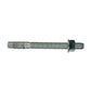 5/8" x 4-1/2" Strong-Bolt 2 Cracked Concrete Wedge Anchor Zinc Plated Carbon Steel - 20 per Box
