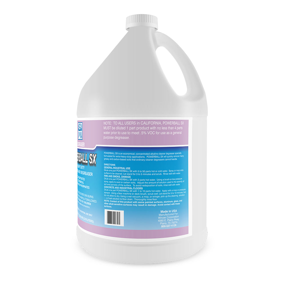 Fastserv Powerball Sx Heavy-Duty Cleaner & Degreaser - 1 Gallon Bottle