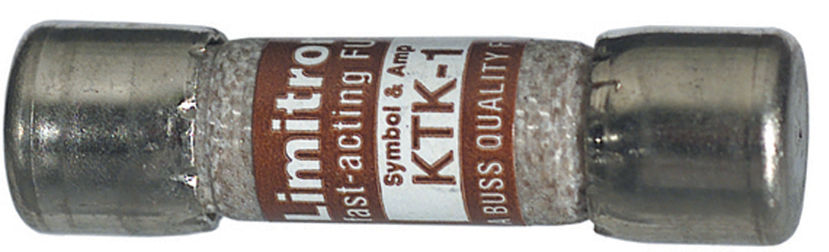 25 Amp Ktk Type 13/32 Inch x 1-1/2 Inch 600 Vac Fast Acting Supplementary Industrial Fuse