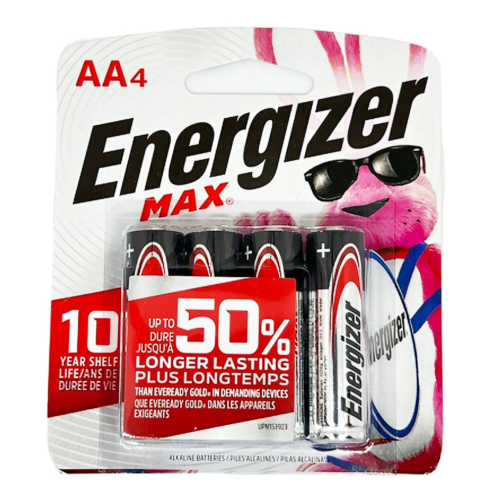 Energizer AA Cell Alkaline Battery - Pack of 4