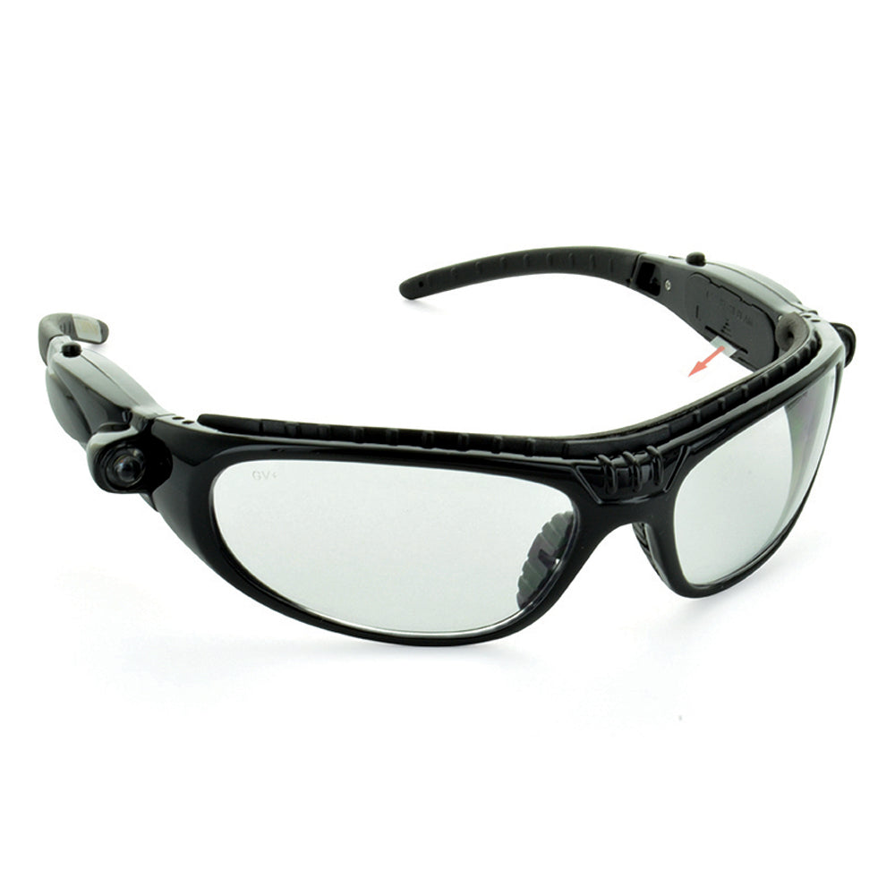 Clear Lens LED Safety Glasses