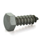3/8-7 x 2 Inch Plain 18-8 (A2) Stainless Steel Hex Head Lag Screw