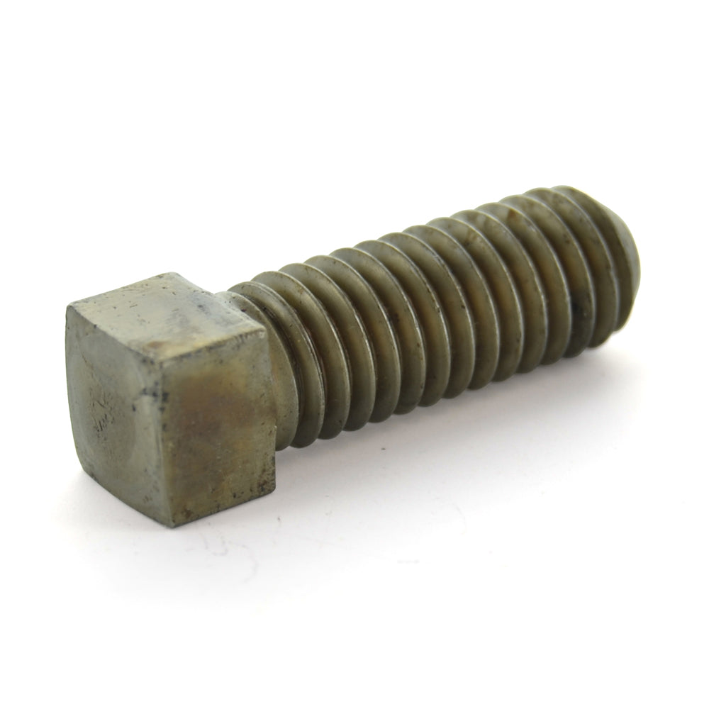 1/2-13 x 4 Inch Coarse Plain Case Hardened Steel Cup Point Square Head Set Screw