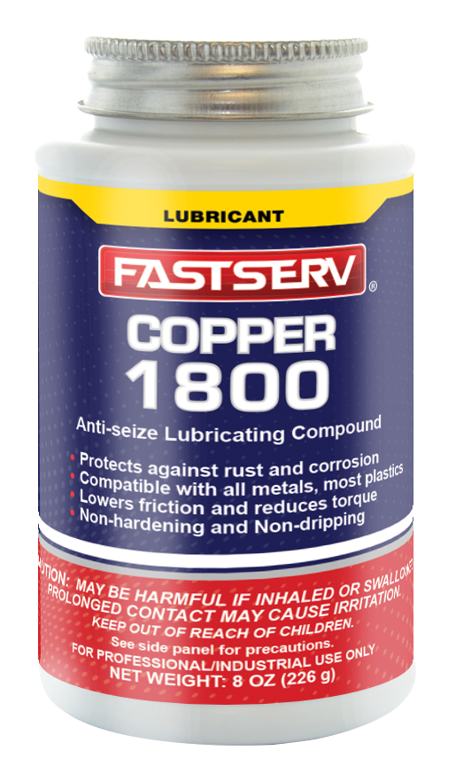 Copper 1800 Anti-Seize Brush-top Lubricant - 8 oz