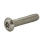 #8-32 x 3/4 Inch Stainless Steel Torx Pin Button Head Tamper Resistant Machine Screw
