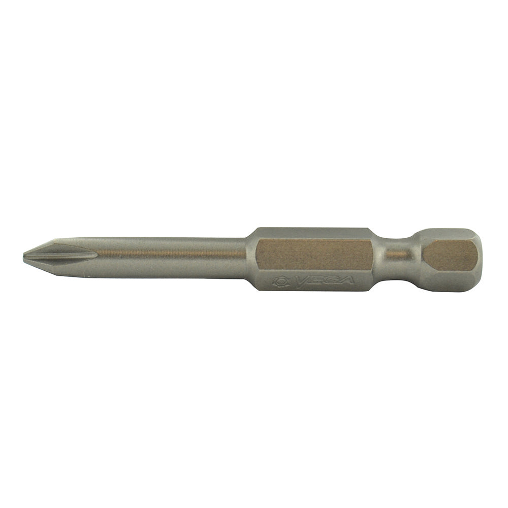 PhillipsÂ® Drive 1/4 Inch Shank #2 Tip 3-1/2 Inch Length Gunmetal Gray Steel Power Bit
