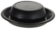 3/4 Inch x 1-1/8 Inch Black Polyethylene Depressed Center Hole Plug