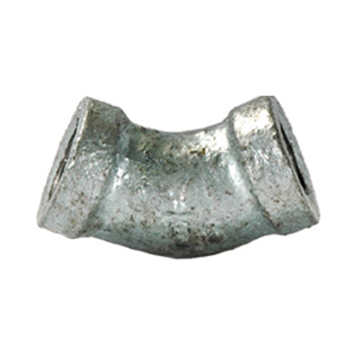 2-1/2 Inch Sch 40 Fnpt Galvanized Malleable Iron 45 Degree Elbow
