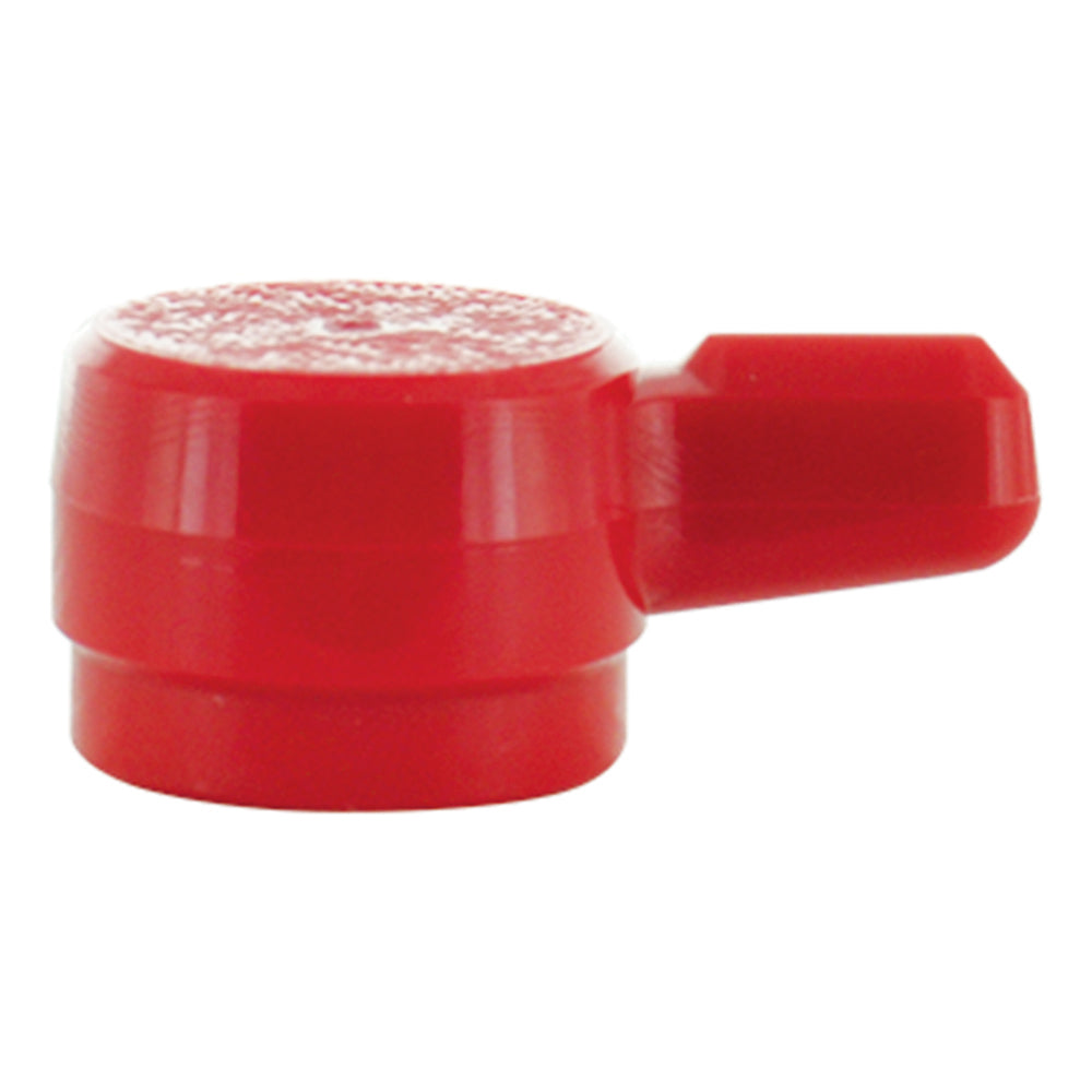 Red "L"  Shaped Thumb Screw Knob - #10 (9/16 Inch Diameter)