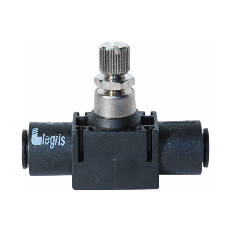 1/2 Inch Compression Technical Polymer Inline Flow Control Tube Valve