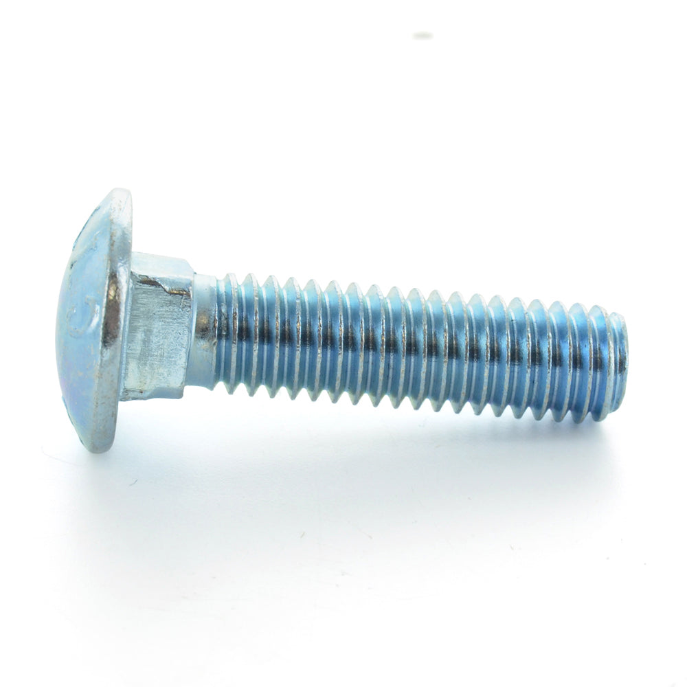 5/16-18 x 1-1/4 Inch Coarse Zinc Plated A307 Grade A Round Head Carriage Bolt