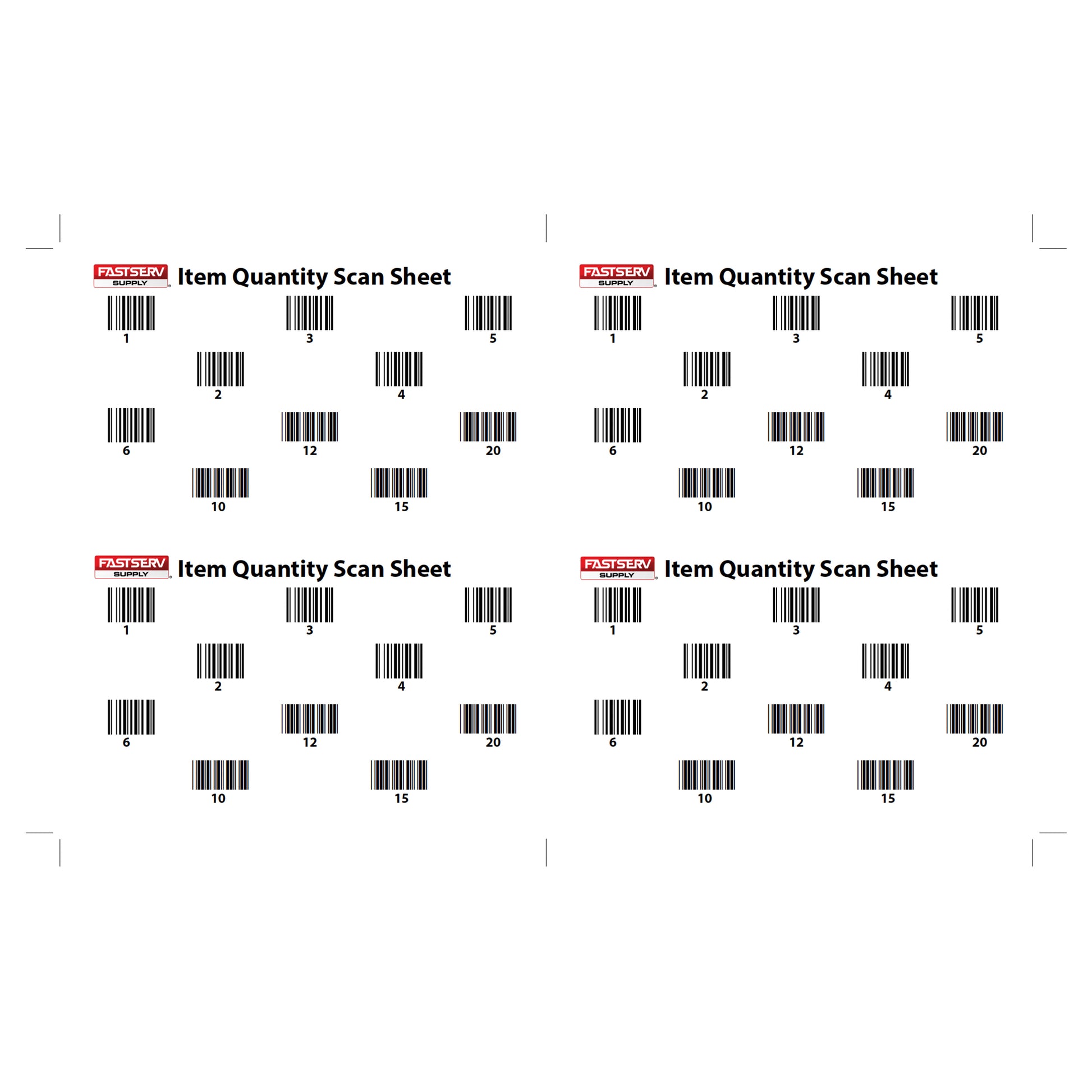 Winzer Barcode Scan Card