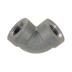 2 Inch Sch 80 Fnpt Black Malleable Iron 90 Degree Elbow