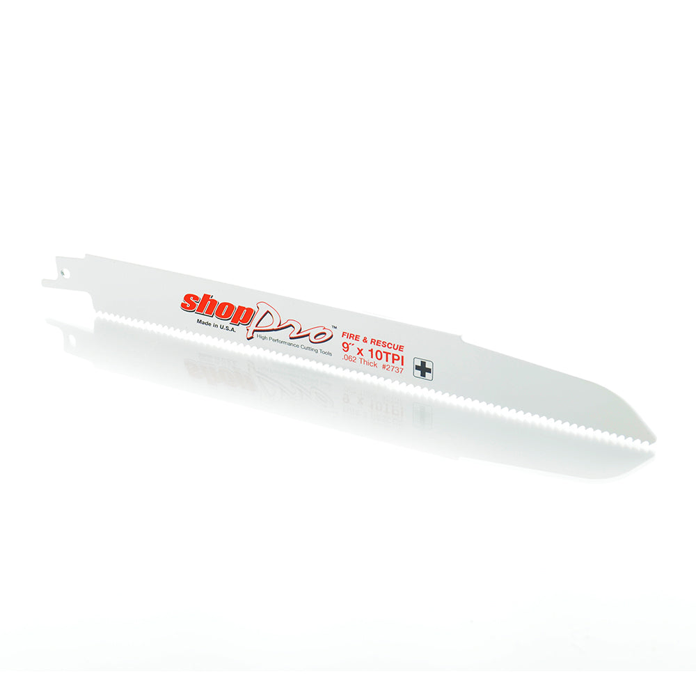 ShopPro 9 x 7/8 x .062 Fire & Rescue Reciprocating Saw Blade - 10 Tpi