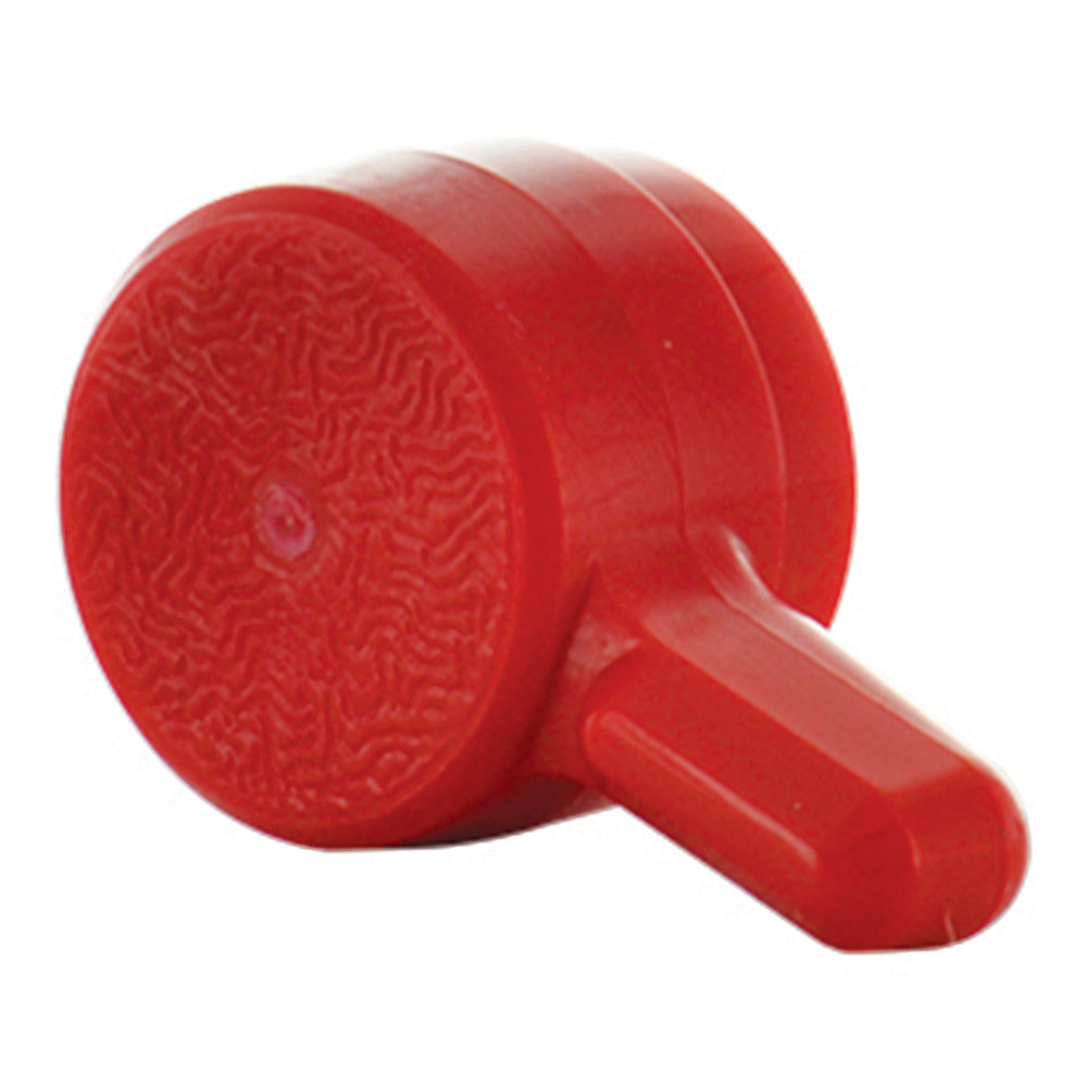 Black "L"  Shaped Thumb Screw Knob - 1/4 Inch (11/16 Inch Diameter)