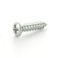 #8 x 1-1/4 Inch Chrome Alloy Steel Oval Head Type-Ab Self-Tapping Sheet Metal Screw