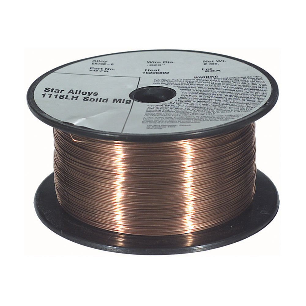 Star Alloys 0.35 Inch 1116Lh Low Hydrogen Solid Mig Wire - 33 Lb