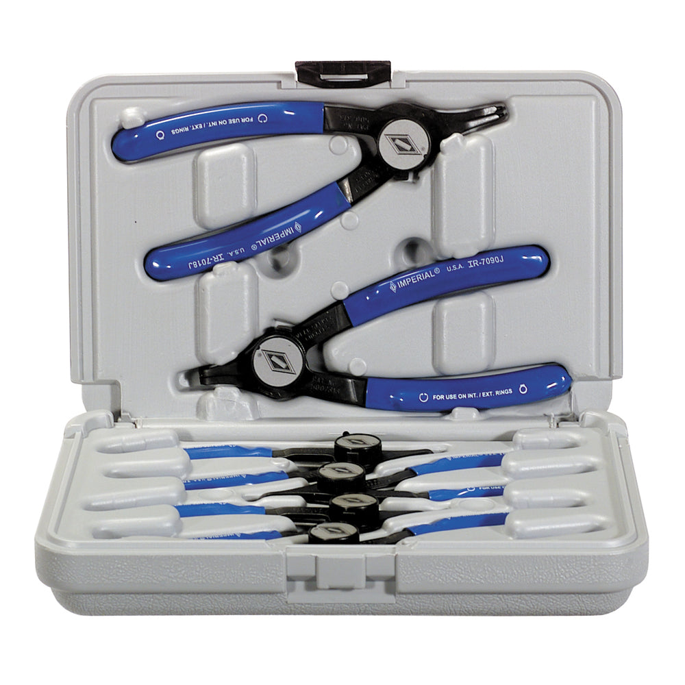 6-Piece Cam-Lock Convertible Retaining Ring Plier Set
