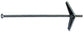 1/8 Inch x 2 Inch Zinc Plated Steel Toggle Bolt Anchor