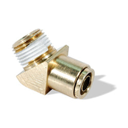 1/2 Tube  x 1/2 Inch Brass 45 Degree Male Elbow Push On Air Brake Connector