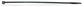 6 Inch x .10 Inch Cable Tie Black Pack of 100