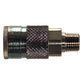 1/4 Inch Basic Size Tru-Flate / Parker Style Interchange Coupler Male 1/4 Inch Npt