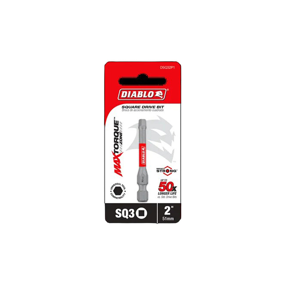 #3 X 2" Square Drive Bit