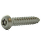 #10 x 1 Inch Stainless Steel Torx Pin Button Head Tamper Resistant Sheet Metal Screw