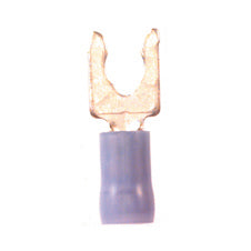 16-14 Gauge Snap Spade Terminal #8 Stud Nylon Insulated Blue