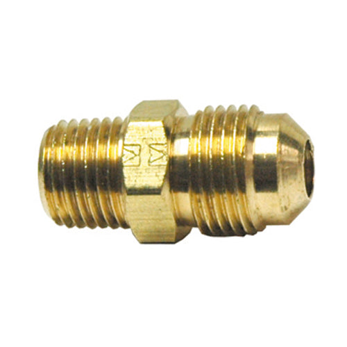 5/8 Inch x 1/2 Inch Lead Free Brass SAE 45 Degree Flare Half Union