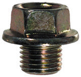M14 x 1.5 x 17 mm Yellow Bright Zinc Plated Steel Oil Drain Plug